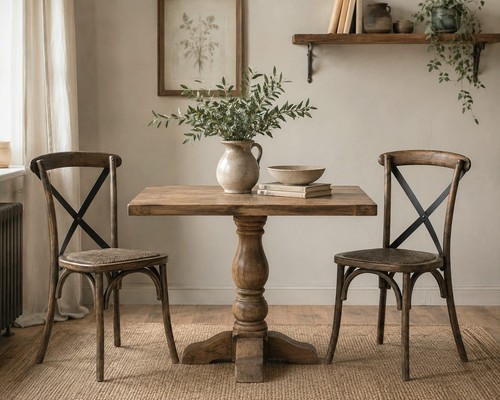 Rustic bentwood cross back - cross,