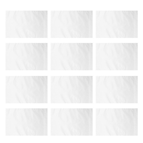 White blank garden flags 12pcs - white,