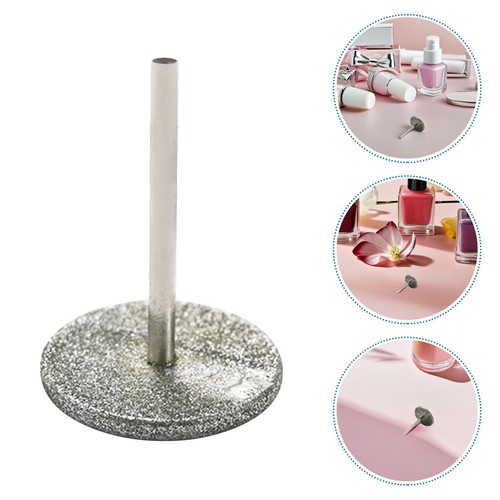 Silver nail drill bit - drill,