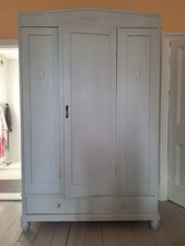 Large Vintage French Style Wardrobe - disassembles