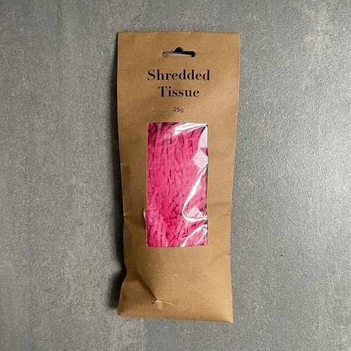 Hot pink shredded - pink, tissue