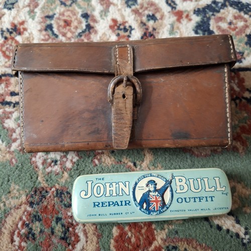Vintage bicycle saddlebag - vintage,