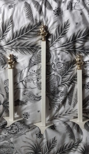Bed curtain canopy - canopy, rods