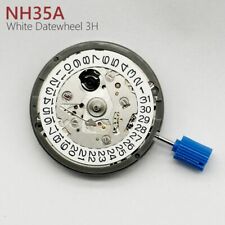 Authentic NH35 NH35A Automatic Watch Movement - 24 Jewel- Crown at 3 oclock
