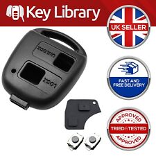 2 Button Remote Car Key Fob Case Shell For Toyota Yaris Corolla Prado Tarago Car
