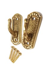 2 Regency brass curtain tassel