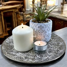 Silver Filigree Plate