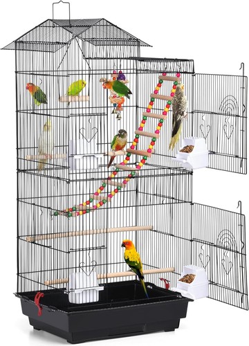 Pawhut large bird cage budgie - large,