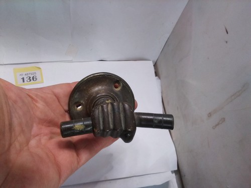 Brass knob hand - hand, scroll