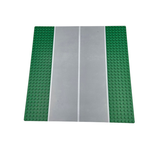 Lego street base plate green - street,