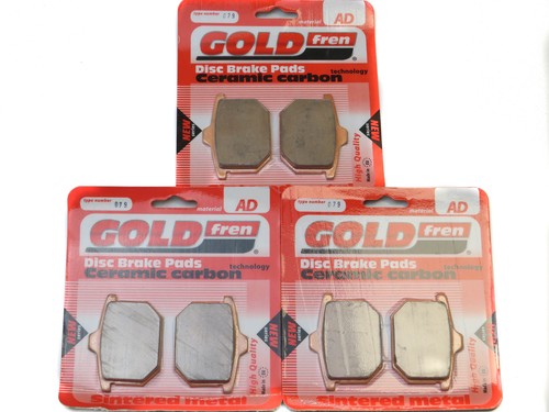 Brake pads front rear - brake, for