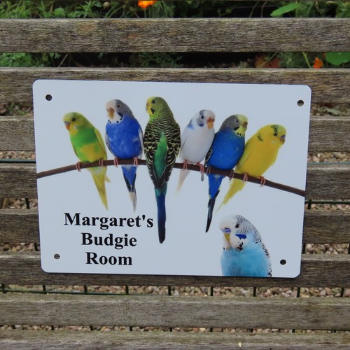 Personalised aviary plaque - personalised,