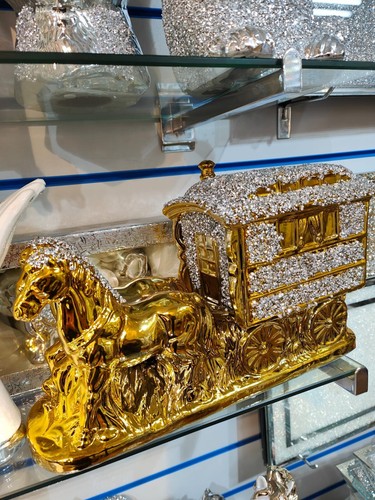Gold and silver horse - and, with