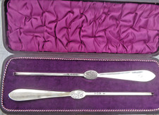 LARGE Victorian Sterling Silver Lobster Forks or Crab Picks h/m 1894 Finnigans