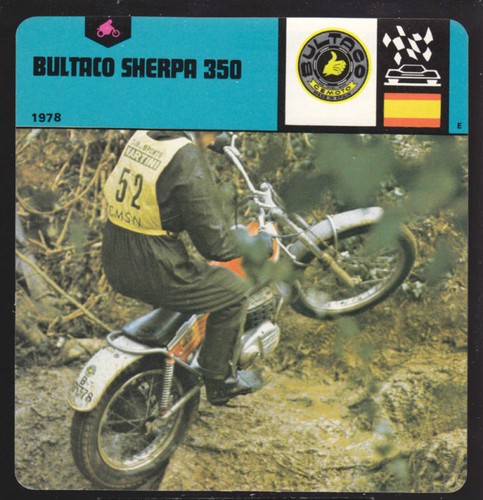 1978 bultaco sherpa - sherpa, 350