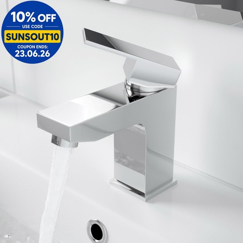 Modern bathroom square mono - modern,