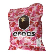 Bape x Crocs Oxygen Pink Camo Kids UK C11 