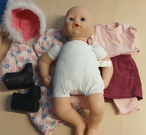 Baby born annabell zapf - born,