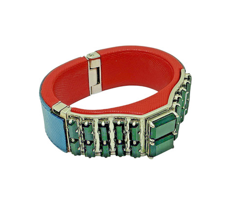Prada saffiano blue red - saffiano,