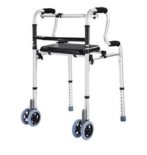 Folding Walkers with Wheels