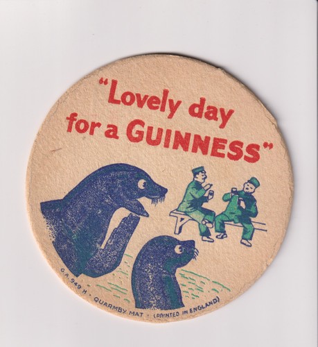 Guinness brewery beermat cat - ,