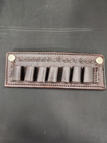 Handmade leather shotgun shell - leather,