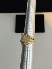 9ct Saddle Ring Size T 18.8 Grams Hallmarked 375 Yellow Gold