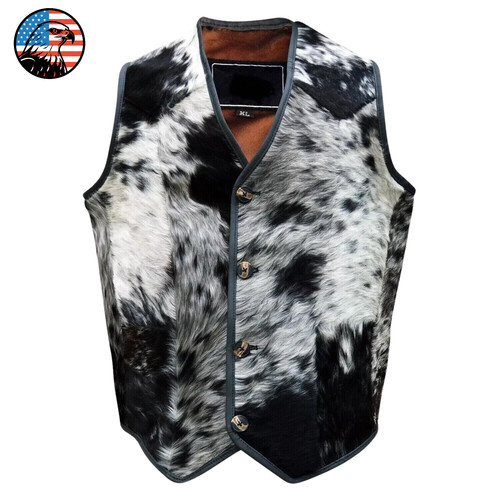 Vintage genuine cowhide hair - vintage,