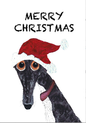 Merry christmas card - merry,