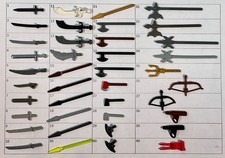 lego minifigure weapons