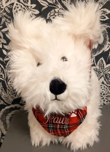 Tesco festive white westie - tesco,