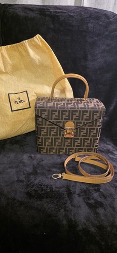 Vintage fendi brown zucca - vintage,