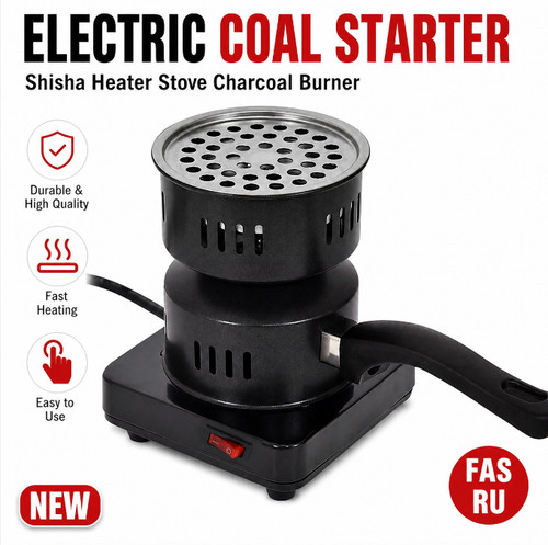Electric charcoal heater - charcoal,