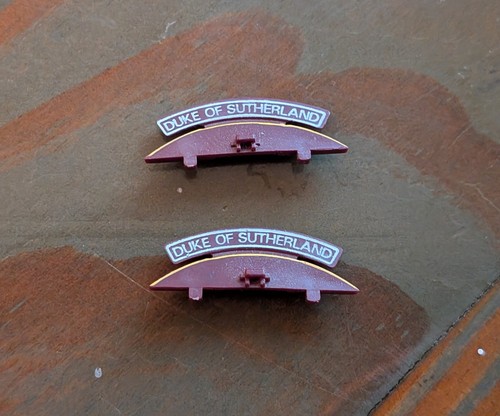 Hornby nameplate for - nameplate,