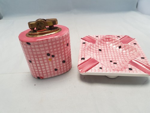 Vintage ceramic pink - vintage, table