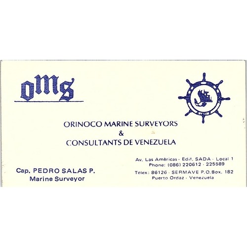 Orinoco marine surveyors - marine, &