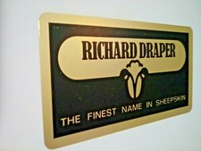 "RICHARD DRAPER" Sheepskin