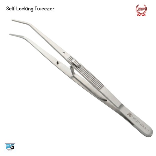 Self locking tweezers - self,
