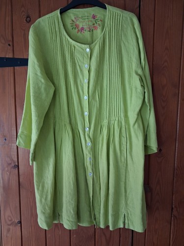 Gudrun sjoden linen tunic top - sjoden,