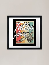 Vintage Retro Tattoo Artist