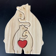 Wooden Bear Family Puzzle 4