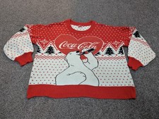 Christmas Jumper Festive Sweater - Coca Cola Polar Bear - Women's 2XL