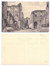 126763 - Fountains Abbey - Choir and Nave - Old Postcard