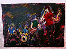 ROLLING STONES ORIGINAL OIL ON
