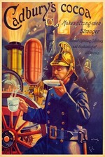 Cadbury cocoa drink - drink, fireman