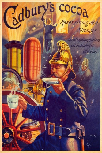 Cadbury cocoa drink fireman - cadbury's,