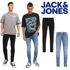 Mens Skinny Fit Jeans Low Rise
