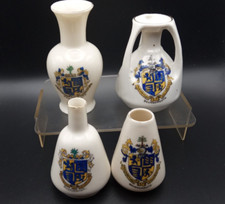 Crested China x4 all with BOURNEMOUTH Crests.