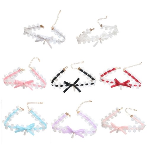 Bowknot lace collar maid - bowknot,