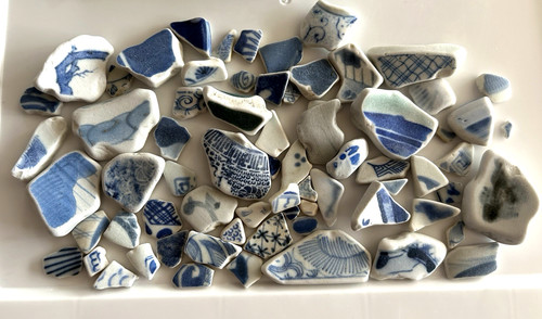Sea glass pottery - pottery,
